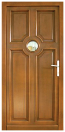 Kültéri ajtó EFD-B8, hőszigetelt bejárati ajtó